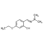 CAS 登录号：473420-18-7， 2-[(E)-(二甲基亚肼基)甲基]-5-乙氧基苯酚