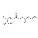 CAS 登录号：473693-78-6， 乙基4-(4-氯-3-氟苯基)-4-氧代丁酸酯