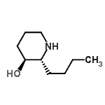CAS#: 473808-97-8, (2R,3S)-2-Butyl-3-Piperidinol