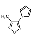 CAS#: 473812-12-3, 3-Methyl-4-(1H-Pyrrol-1-Yl)-1,2,5-Oxadiazole
