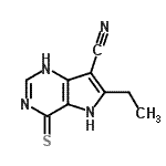 CAS#: 473998-07-1, 6-Ethyl-4-Thioxo-4,5-Dihydro-1H-Pyrrolo[3,2-d]Pyrimidine-7-Carbonitrile
