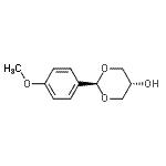 CAS 登录号：4740-85-6， 反式-2-(4-甲氧基苯基)-1,3-二恶烷-5-醇
