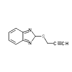 CAS 登录号：474011-47-7， 2-(2-丙炔-1-基硫基)-2H-苯并咪唑