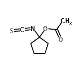 CAS 登录号：474055-68-0， 1-异硫氰酸基环戊基乙酸酯