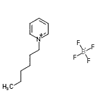 CAS 登录号：474368-70-2， 1-己基吡啶鎓四氟硼酸盐