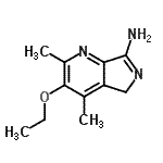 CAS#: 474554-88-6, 3-Ethoxy-2,4-Dimethyl-5H-Pyrrolo[3,4-b]Pyridin-7-Amine