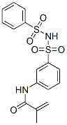 CAS#: 47458-36-6, N-[3-[[(Phenylsulphonyl)Amino]Sulphonyl]Phenyl]Methacrylamide