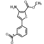 CAS#: 474843-42-0, Methyl 3-Amino-5-(3-Nitrophenyl)-2-Thiophenecarboxylate