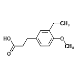 CAS#: 474940-61-9, 3-(3-Ethyl-4-Methoxyphenyl)Propanoic Acid