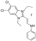 CAS#: 4751-23-9, 5,6-Dichloro-1,3-Diethyl-2-[2-(Phenylamino)Vinyl]-1H-Benzimidazolium Iodide