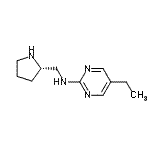 CAS#: 475106-26-4, 5-Ethyl-N-[(2S)-2-Pyrrolidinylmethyl]-2-Pyrimidinamine
