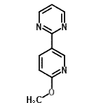 CAS 登录号：475275-81-1， 2-(6-甲氧基-3-吡啶基)嘧啶