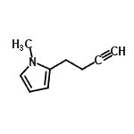 CAS#: 475637-87-7, 2-(3-Butyn-1-Yl)-1-Methyl-1H-Pyrrole
