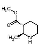 CAS 登录号：476187-34-5， 甲基(2S,3R)-2-甲基-3-哌啶羧酸酯