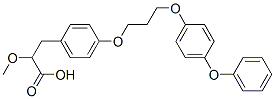 CAS#: 476436-68-7, 2-Methoxy-3-[4-[3-(4-Phenoxyphenoxy)Propoxy]Phenyl]Propanoic Acid