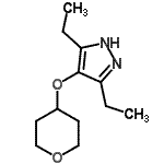 CAS 登录号：476692-22-5， 3,5-二乙基-4-(四氢-2H-吡喃-4-基氧基)-1H-吡唑