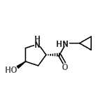 CAS#: 477576-49-1, (4R)-N-Cyclopropyl-4-Hydroxy-L-Prolinamide