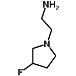 CAS#: 477577-18-7, 2-(3-Fluoro-1-Pyrrolidinyl)Ethanamine