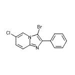 CAS#: 477886-81-0, 3-Bromo-6-Chloro-2-Phenylimidazo[1,2-a]Pyridine