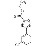 CAS#: 478030-49-8, Ethyl 3-(3-Chlorophenyl)-1,2,4-Oxadiazole-5-Carboxylate