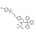 CAS#: 478037-15-9, 2-Methyl-2-Propanyl O-(2-{[(4-Methylphenyl)Sulfonyl]Oxy}Ethyl)-N-Trityl-L-Tyrosinate