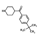 CAS#: 478538-76-0, [4-(2-Methyl-2-Propanyl)Phenyl](4-Piperidinyl)Methanone