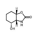 CAS 登录号：478615-35-9， (3aR,4R,7aS)-4-羟基己a氢-1,3-苯并恶唑-2(3H)-酮