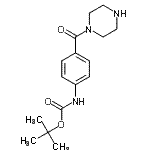 CAS#: 478798-20-8, 2-Methyl-2-Propanyl [4-(1-Piperazinylcarbonyl)Phenyl]Carbamate