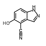 CAS#: 478840-31-2, 5-Hydroxy-1H-Indazole-4-Carbonitrile