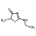 CAS#: 479201-63-3, 2-(Ethylamino)-5-Methyl-1,3-Thiazol-4(5H)-One
