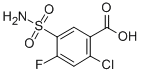 CAS 登录号：4793-24-2， 2-氯-4-氟-5-氨基磺酰基苯甲酸