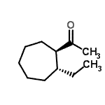 CAS 登录号：479414-59-0， 1-[(1R,2R)-2-乙基环庚基]乙酮