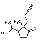 CAS#: 479578-37-5, 3-[(1R,2R)-2-Isopropyl-1-Methyl-5-Oxocyclopentyl]Propanenitrile