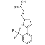 CAS#: 480425-31-8, (2E)-3-{5-[2-(Trifluoromethyl)Phenyl]-2-Furyl}Acrylic Acid
