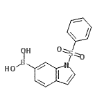 CAS 登录号：480438-52-6， [1-(苯磺酰基)-1H-吲哚-6-基]硼酸