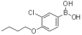 CAS 登录号：480438-55-9， (4-丁氧基-3-氯苯基)硼酸