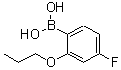 CAS 登录号：480438-60-6， (4-氟-2-丙氧基苯基)硼酸