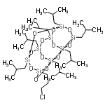 CAS 登录号：480438-84-4， 1-(3-氯丙基)-3,5,7,9,11,13,15-七异丁基五环[9.5.1.1<sup>3,9</sup>.1<sup>5,15</sup>.1<sup>7,13</sup>]八硅氧烷