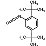 CAS 登录号：480438-99-1， 2-异氰酸-1,4-二(2-甲基-2-丙基)苯