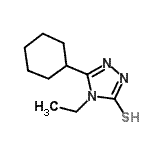 CAS#: 482650-81-7, 5-Cyclohexyl-4-Ethyl-4H-1,2,4-Triazole-3-Thiol