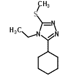 CAS#: 482650-97-5, 3-Cyclohexyl-4-Ethyl-5-(Methylsulfanyl)-4H-1,2,4-Triazole