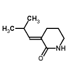 CAS 登录号：483305-42-6， (3E)-3-(2-甲基丙亚基)-2-哌啶酮