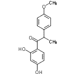 CAS 登录号：4842-48-2， 1-(2,4-二羟基苯基)-2-(4-甲氧基苯基)-1-丙酮