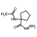 CAS#: 4854-68-6, N-[1-(Hydrazinocarbonyl)Cyclopentyl]Acetamide
