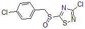 CAS#: 486997-65-3, 3-Chloro-5-[[(4-Chlorophenyl)Methyl]Sulfinyl]-1,2,4-Thiadiazole