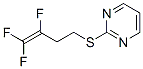CAS 登录号：4871-71-0， 2-[(3,4,4-三氟-3-丁烯基)硫代]嘧啶