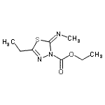 CAS#: 488151-08-2, Ethyl (2E)-5-Ethyl-2-(Methylimino)-1,3,4-Thiadiazole-3(2H)-Carboxylate
