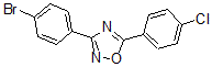 CAS#: 489435-05-4, 3-(4-Bromophenyl)-5-(4-Chlorophenyl)-1,2,4-Oxadiazole