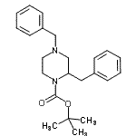 CAS#: 489437-72-1, 2-Methyl-2-Propanyl 2,4-Dibenzyl-1-Piperazinecarboxylate