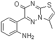CAS#: 491581-72-7, 6-(2-Aminophenyl)-3-Methyl-7H-[1,3]Thiazolo[3,2-b][1,2,4]Triazin-7-One